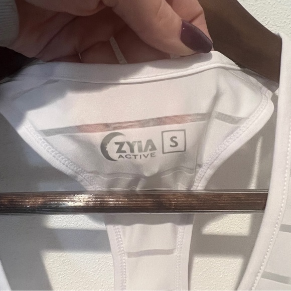 ZYIA Active White Havana Tank Size Small - Picture 4 of 10
